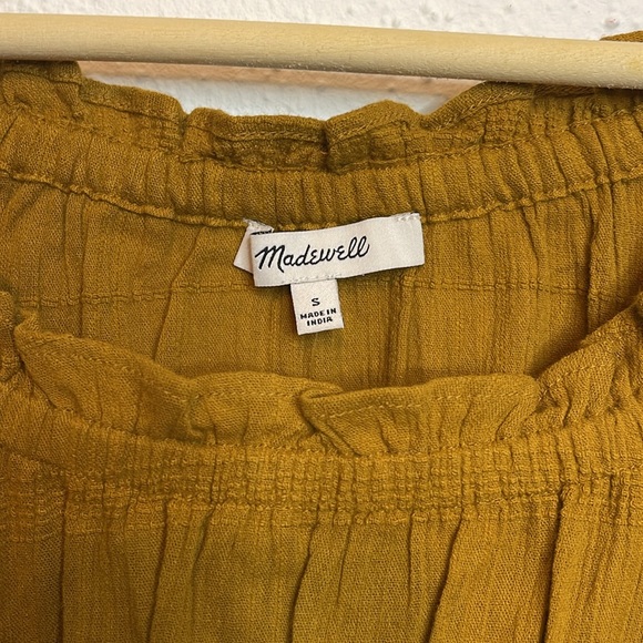 Madewell Sophia Textured Plaid Top NWT - Picture 3 of 5